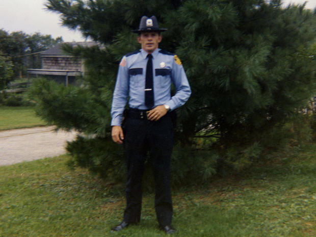 John Busby's first time in uniform, 1970.  