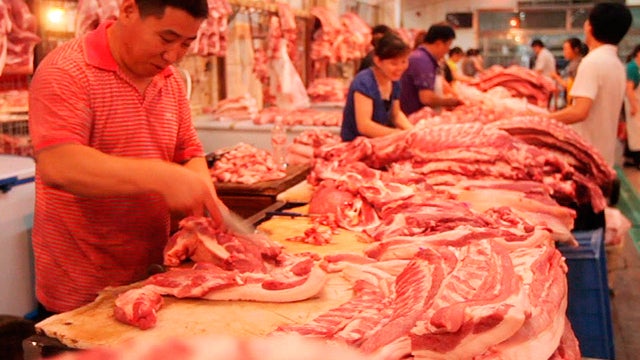 Chinines people consuming alot of meat 