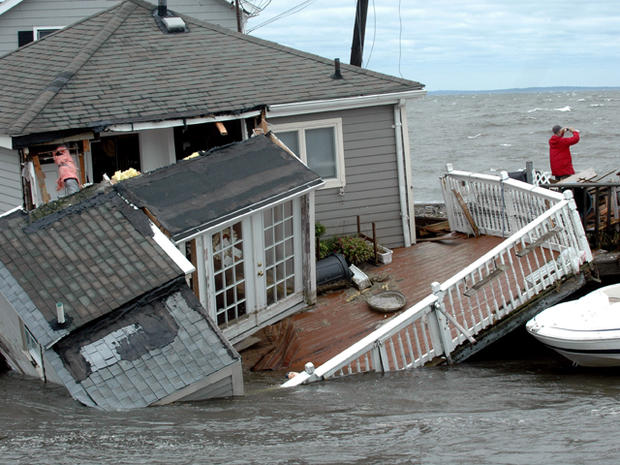 Fairfield Beach Road home is submerged 