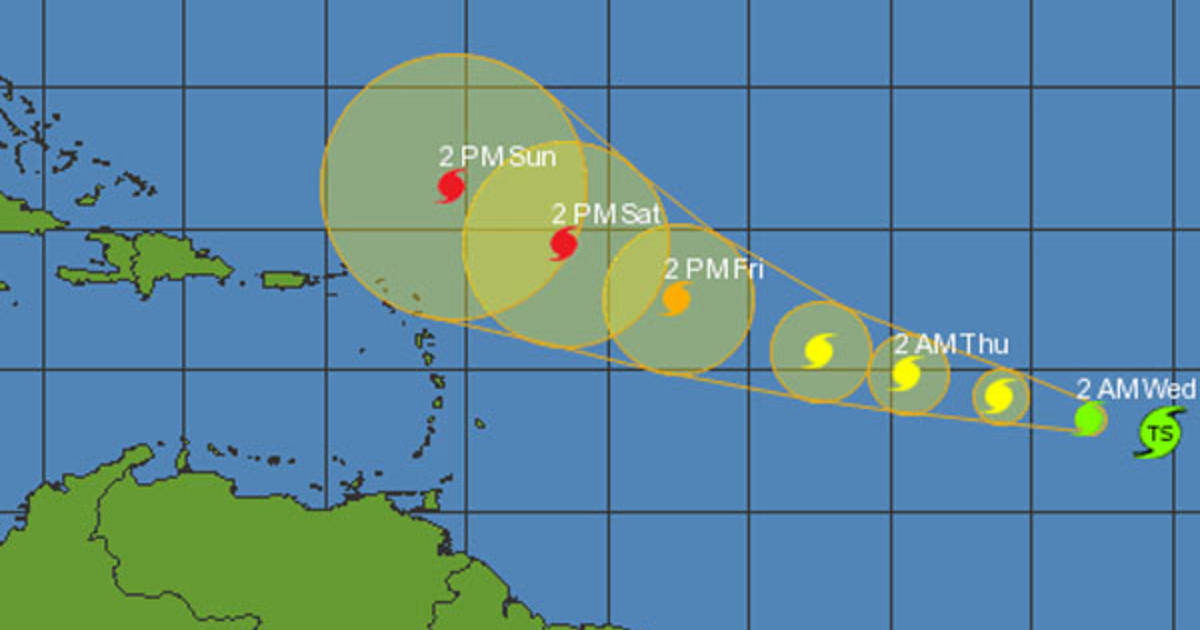 Tropical Storm Katia Gains Strength In Eastern Atlantic CBS Miami