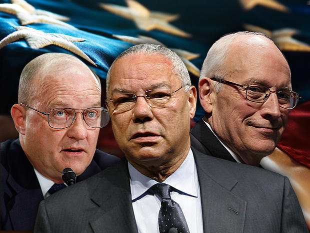 Lawrence Wilkerson, Colin Powell and Dick Cheney 