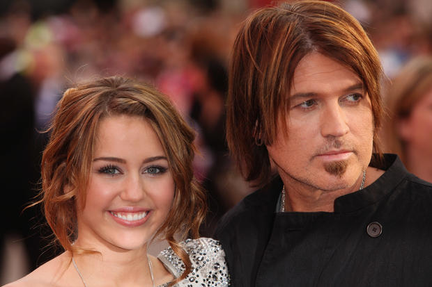 Miley Cyrus and Billy Rae Cyrus 