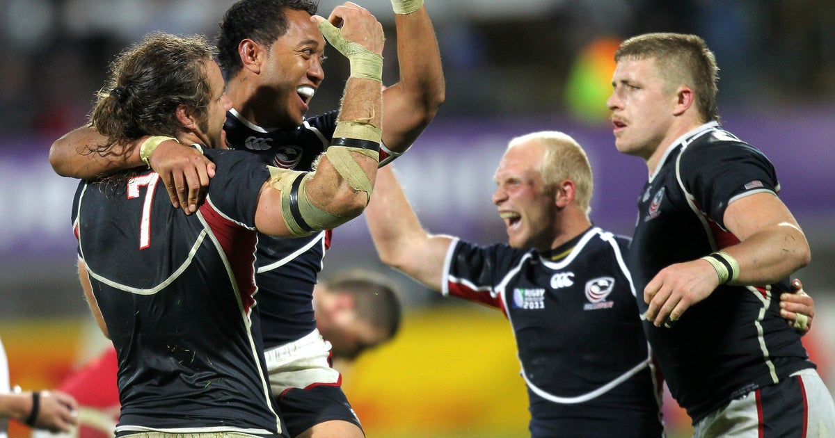 U.S. beats Russia for rare Rugby World Cup win - CBS News