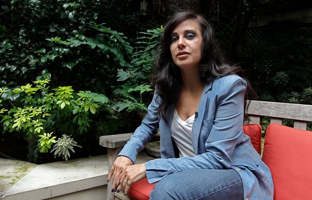 Lebanese actress and director Nadine Labaki discusses her film during an interview in Paris on  Sept. 13, 2011. 