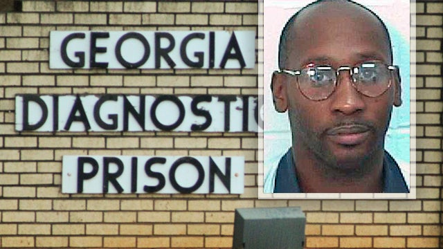 The front of the prison had plenty of security on hand Wednesday, Sept. 21, 2011 as death row inmate Troy Davis is scheduled to be executed Wednesday night. Davis, who has always maintained his innocence, sits on death row for the 1989 murder of off-duty  