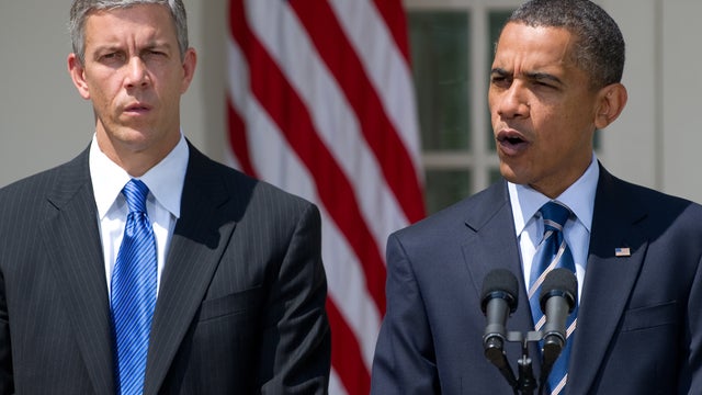President Obama and Education Secretary Arne Duncan 