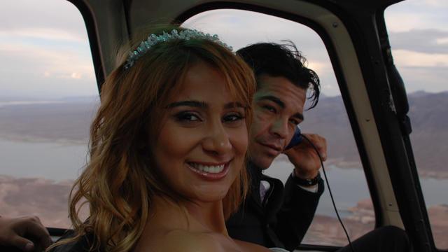 Arturo and Amanda Gatti following their wedding at the Grand Canyon in 2007. 