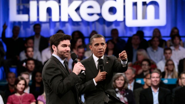 Barack Obama, Jeff Weiner, LinkedIn 