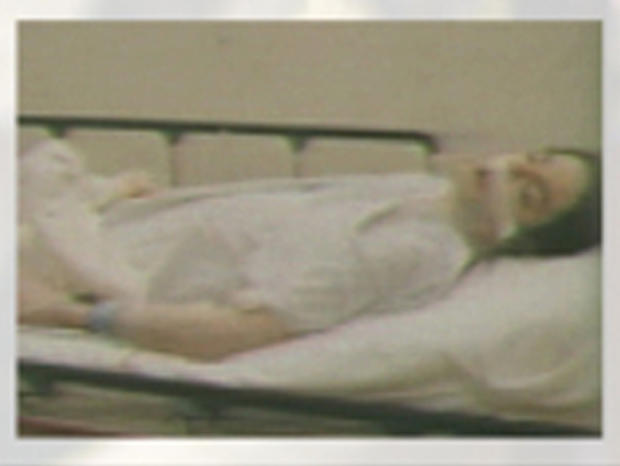 A photo of Michael Jackson's body shown during Conrad Murray's manslaughter trial 