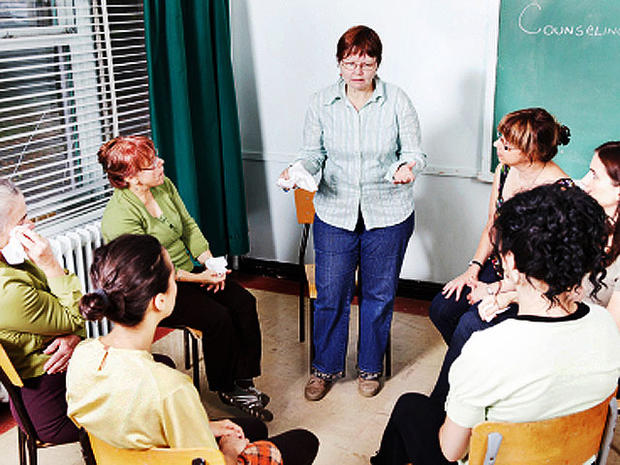 group therapy, support group, meeting, stock, 4x3 