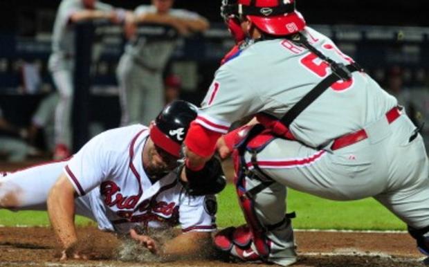 Pence Throws Out Uggla 