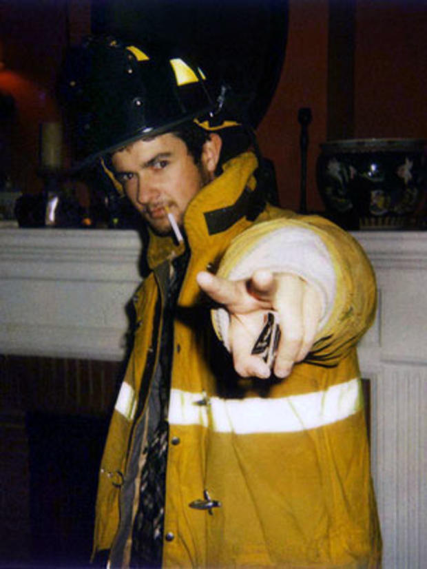 smoking fireman, firefighter 