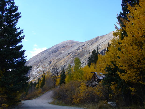 View of Quandary Peak From Blue Lakes Road 