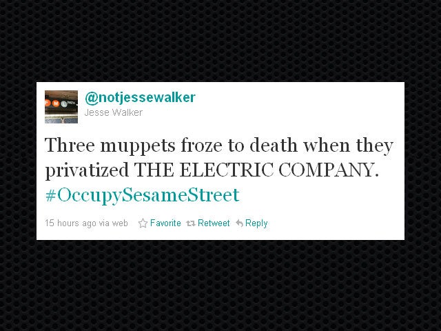 Funniest #OccupySesameStreet tweets 