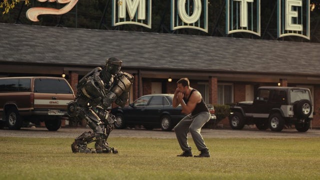 Scene from "Real Steel" 