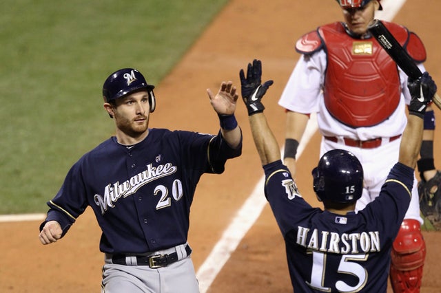 Jonathan Lucroy scores 