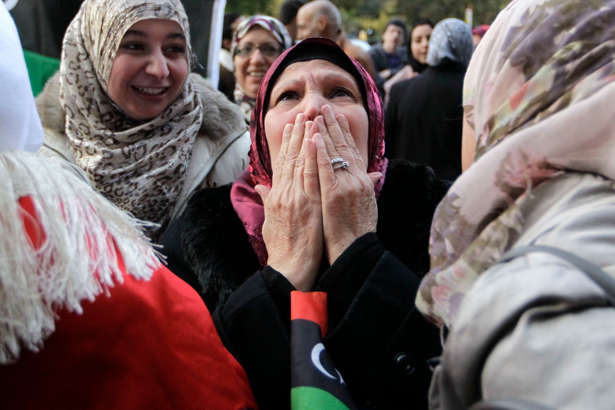 Liybans react to the death of Muammar Qaddafi 