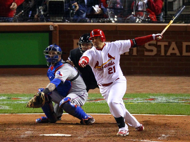 Allen Craig hits an RBI single in the seventh inning 
