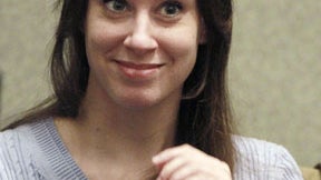 Casey Anthony, seen in a video posted to YouTube. 