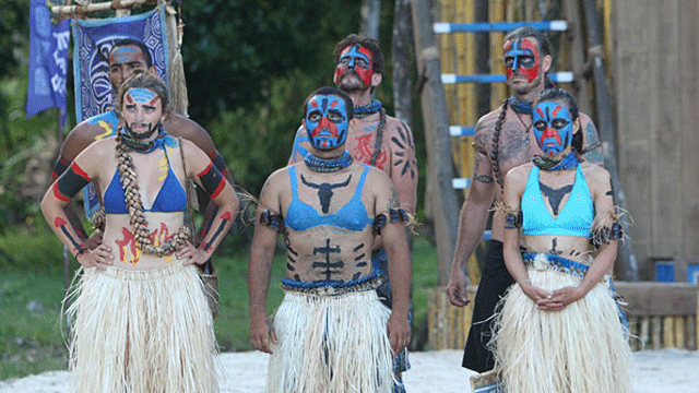 The Upolu Tribe during the immunity and reward challenge Wednesday night. 