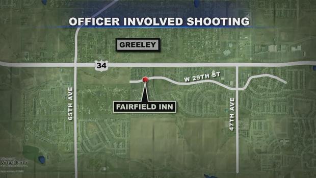 Greeley Shooting Map 