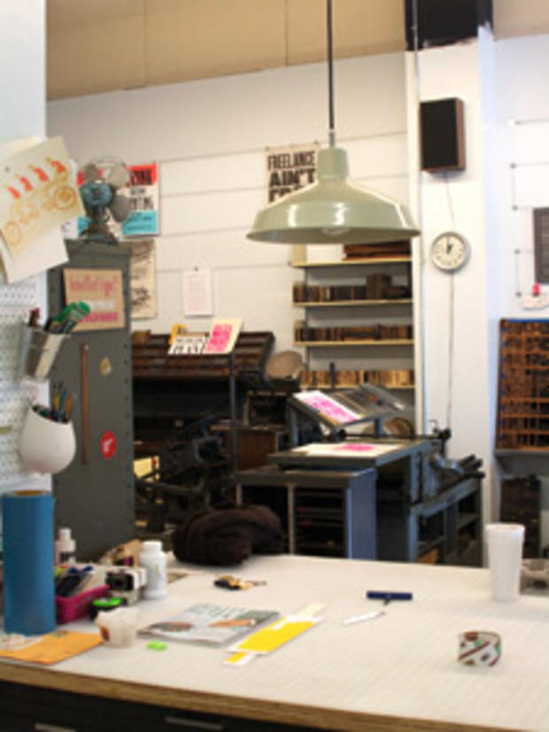 1/17 Shopping &amp; Style Baltimore Print Studios Work Space 