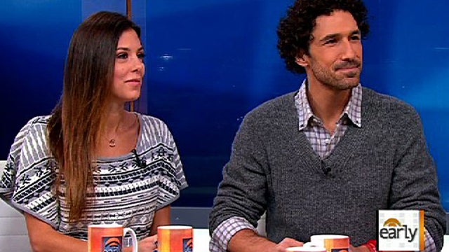 Ethan Zohn and Jenna Morasca on "The Early Show" Friday 
