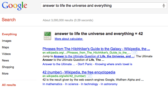 18 amazing Google Easter eggs 
