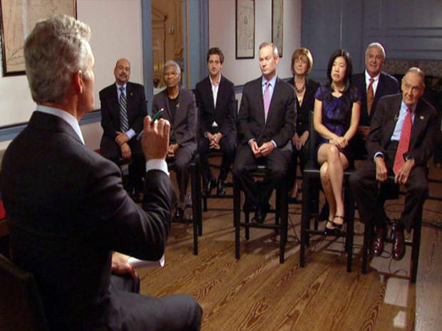 CBS News gathered a panel of people, from many walks of life outside Washington, and asked them what they would do to move the country forward.   