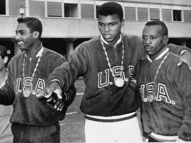 gold medal winner Cassius Clay  