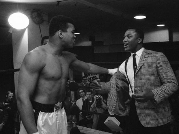 Muhammad Ali and Joe Frazier 