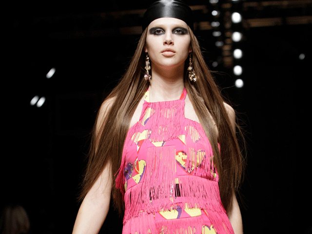 versace h&m pink dress versace for h&m