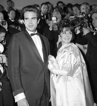 Warren Beatty and Natalie Wood at the Cannes Festival in May 1962