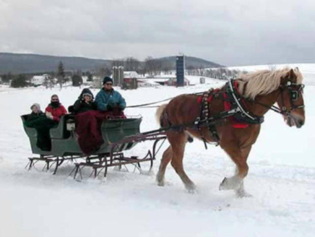 1/14/12 - Travel &amp; Outdoors – Best Cold Weather Fun in Maryland- Sleigh Rides 
