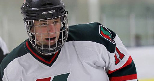 Teenager dies after being struck by hockey puck CBS News