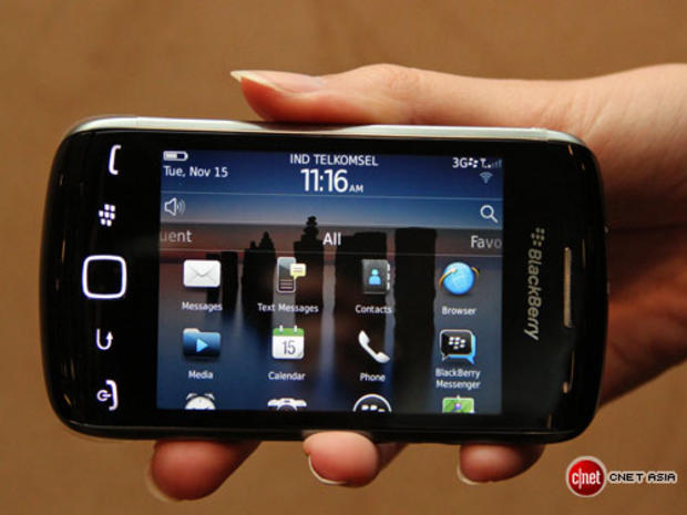 BlackBerry Curve 9380 touch screen 