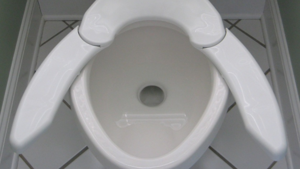 Adjustable Advantage toilet seat 