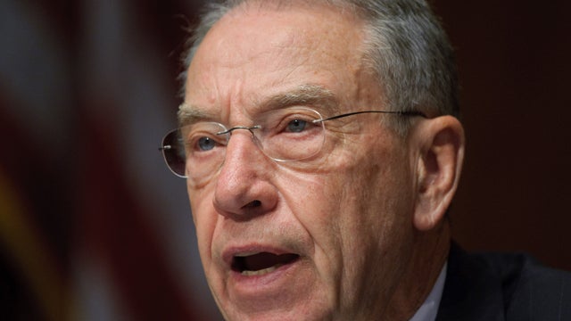 Senator Chuck Grassley, R-IA, questions a witness during a Senate Judiciary Committee's Antitrust, Competition Policy and Consumer Rights Subcommittee, hearing on the AT&T/T-Mobile merger, on May 11, 2011 in the Dirksen Senate Office Building on Capitol H 