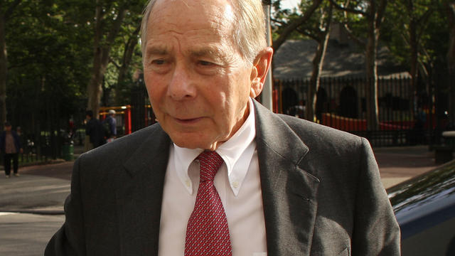 Former CEO of insurance company AIG Maurice "Hank" Greenberg arrives at U.S. District Court  