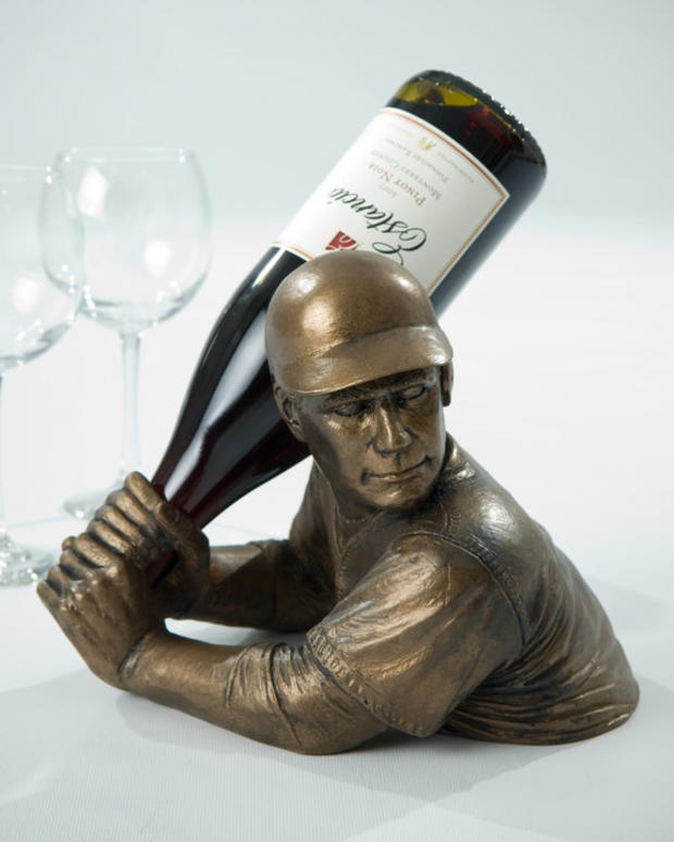Bronze Batter Wine Holder 