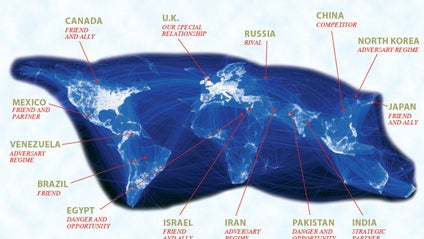 Hermain Cain worldmap 
