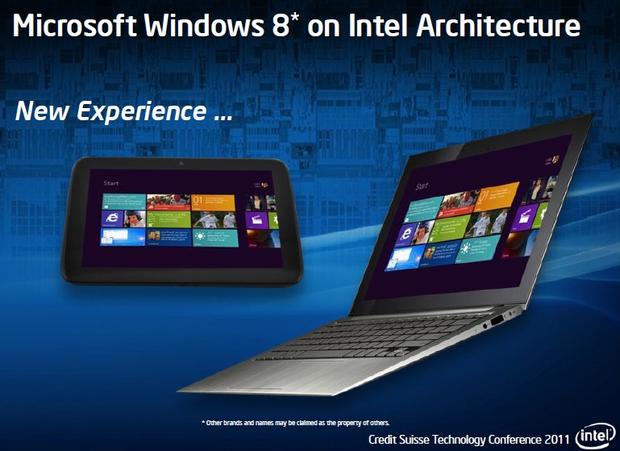 Windows 8 on Intel, new experience 