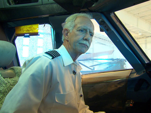 It was Sullenberger's first time in that cockpit since landing the plane safely in the Hudson River.   "It did its job," he said of the cockpit.   