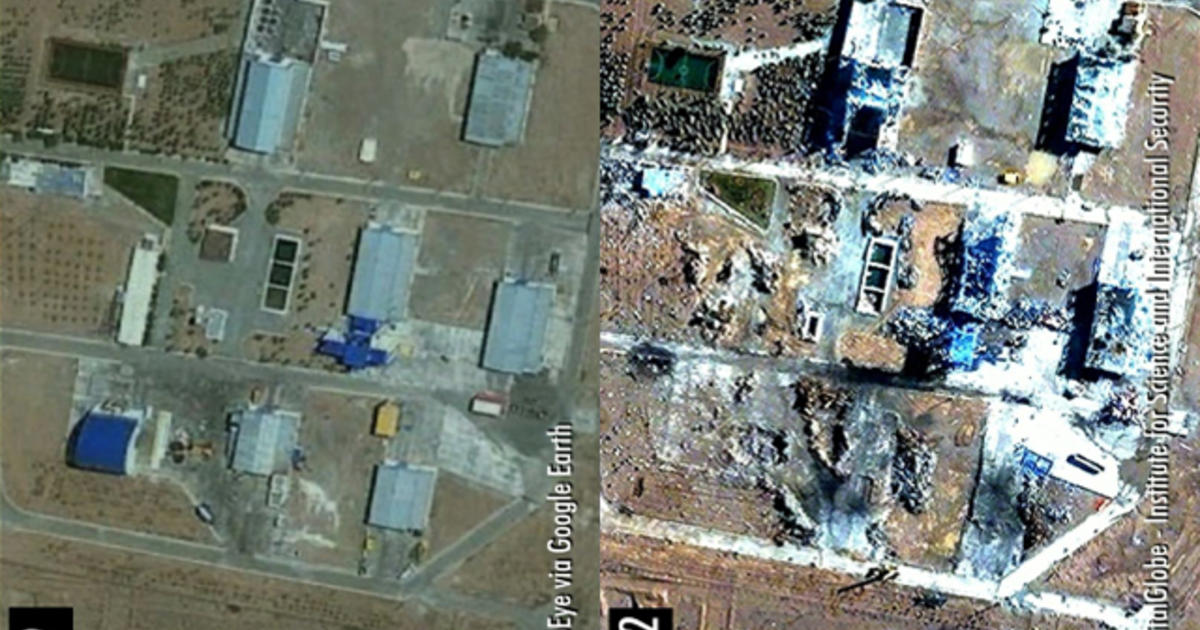 Satellite Images Show Damage To Iranian Missile Compound - CBS News