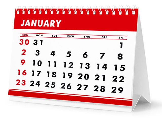 january, calendar, date, stock
