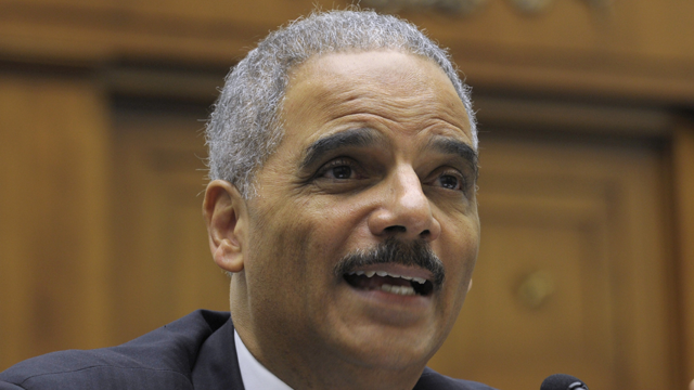 Attorney General Eric Holder testifies on Capitol Hill 