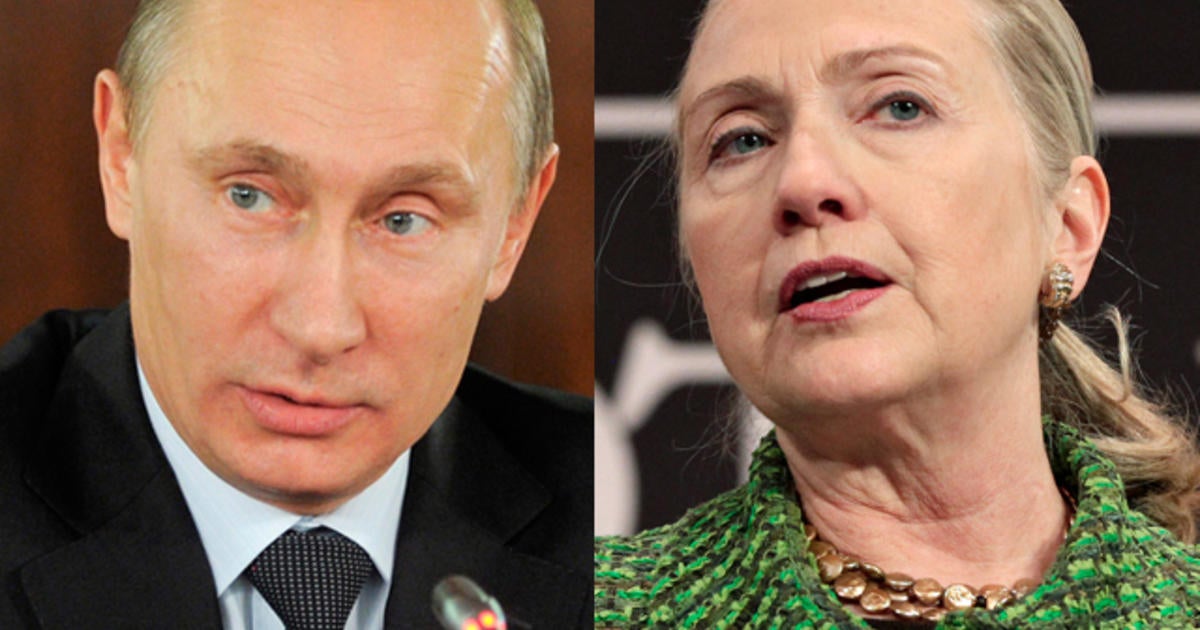 Putin: Clinton, U.S. to blame for voter unrest - CBS News