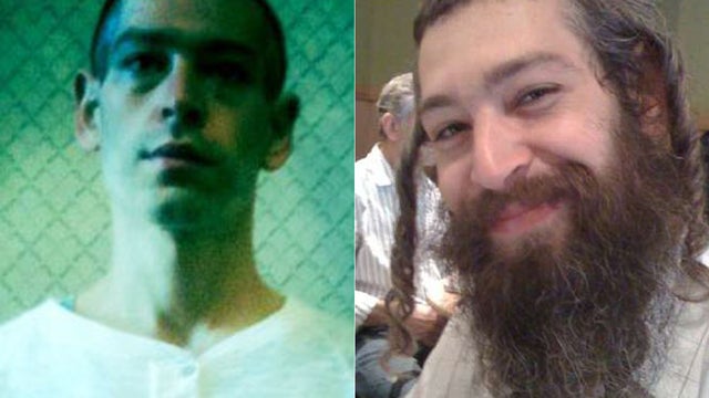 Matsiyahu, pictured with and without his beard 