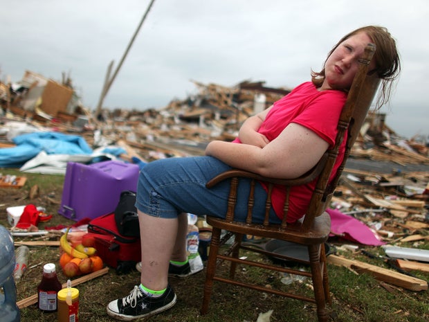 home destroyed when a massive tornado 