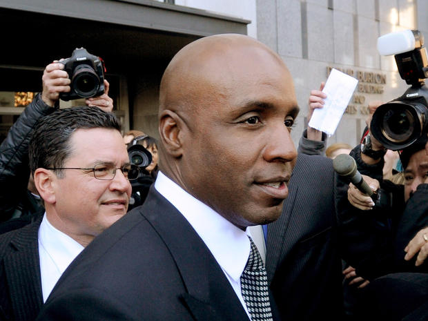 Barry Bonds leaves federal court after being sentenced for obstructing justice  